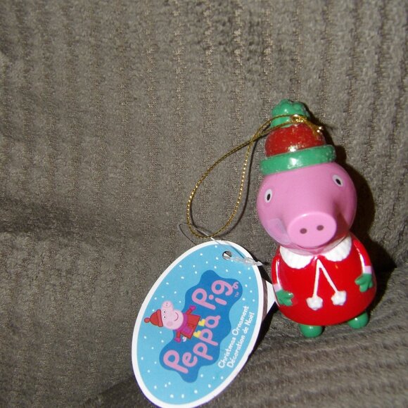 PEPPA PIG Ice Skating Christmas Tree 4" ORNAMENT Kurt Adler Decoration - Picture 5 of 6